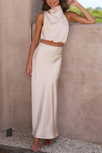 Rosario Minimalist Party Dress Elevated Occasion Wear