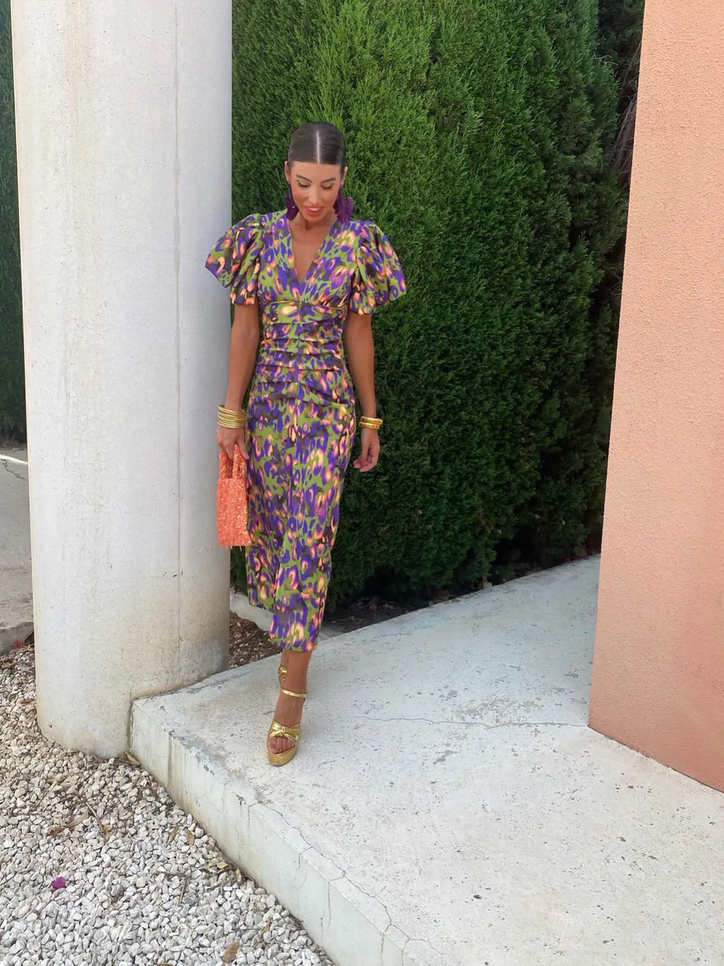Florencia Statement , Figure Hugging Dress Evening Wear Edit