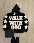 Star Patch Gothic Oversized Hoodie