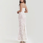 Dual Realms Vintage Lace Maxi Dress