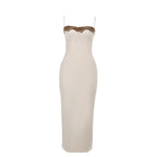 Lace Patchwork Spaghetti Strap Dress