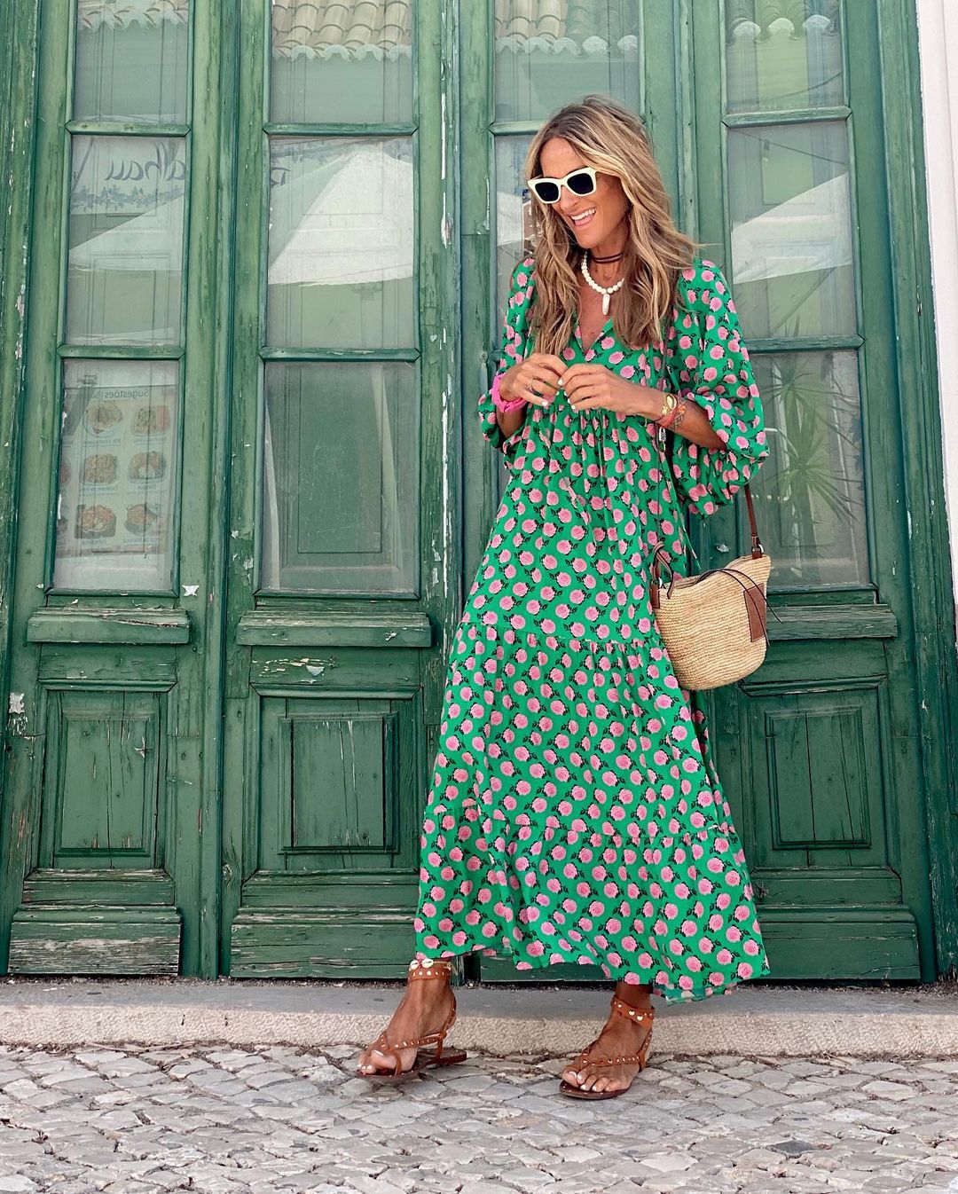 Adelina Aesthetic Long Bohemian Dress Elevated Occasion Wear