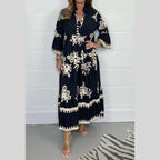 Katia Printed Dress For Vintage Inspired Dress with Premium Casual Styling