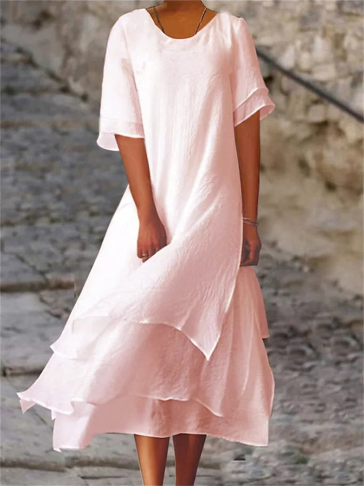 Marcia Effortless Long Dress Chic Silhouette Collection