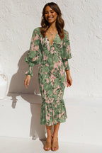 Rosario Minimalist High End Summer Dress Evening Wear Edit