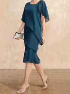 Celestina Chiffon Maxi Dress for Women Casual Daywear