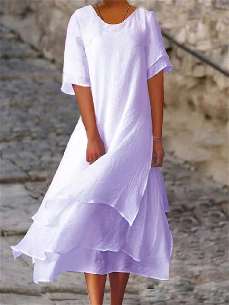 Marcia Effortless Long Dress Chic Silhouette Collection