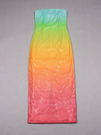 Sequin Ombre Midi Dress