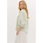 Casual Loose Striped Oversized Blouse
