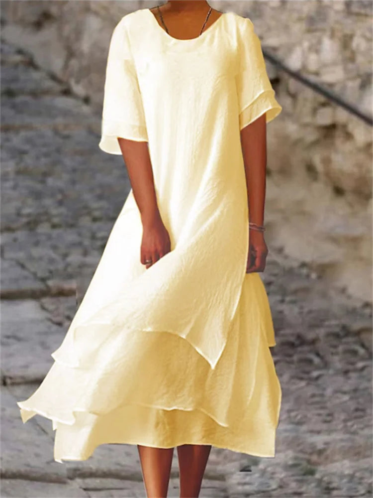 Marcia Effortless Long Dress Chic Silhouette Collection
