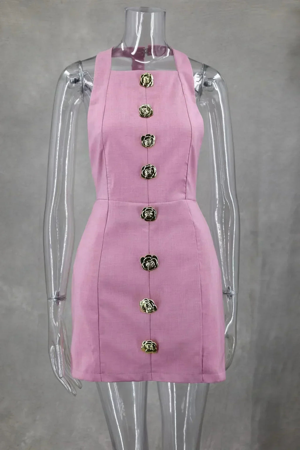 Cordelia Barbell Mini Dress for Women Bold Statement Look