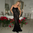 Panther Print Women Open Back Bodycon Dress