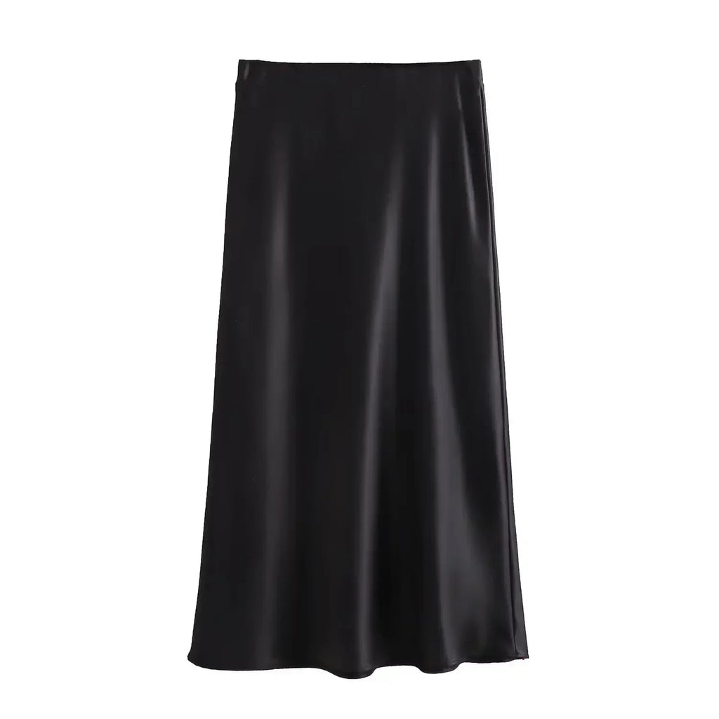 FLORIDA SATIN SKIRT