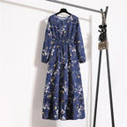 Erin Aesthetic Floral Long Dress for Summer Premium Wardrobe Essential
