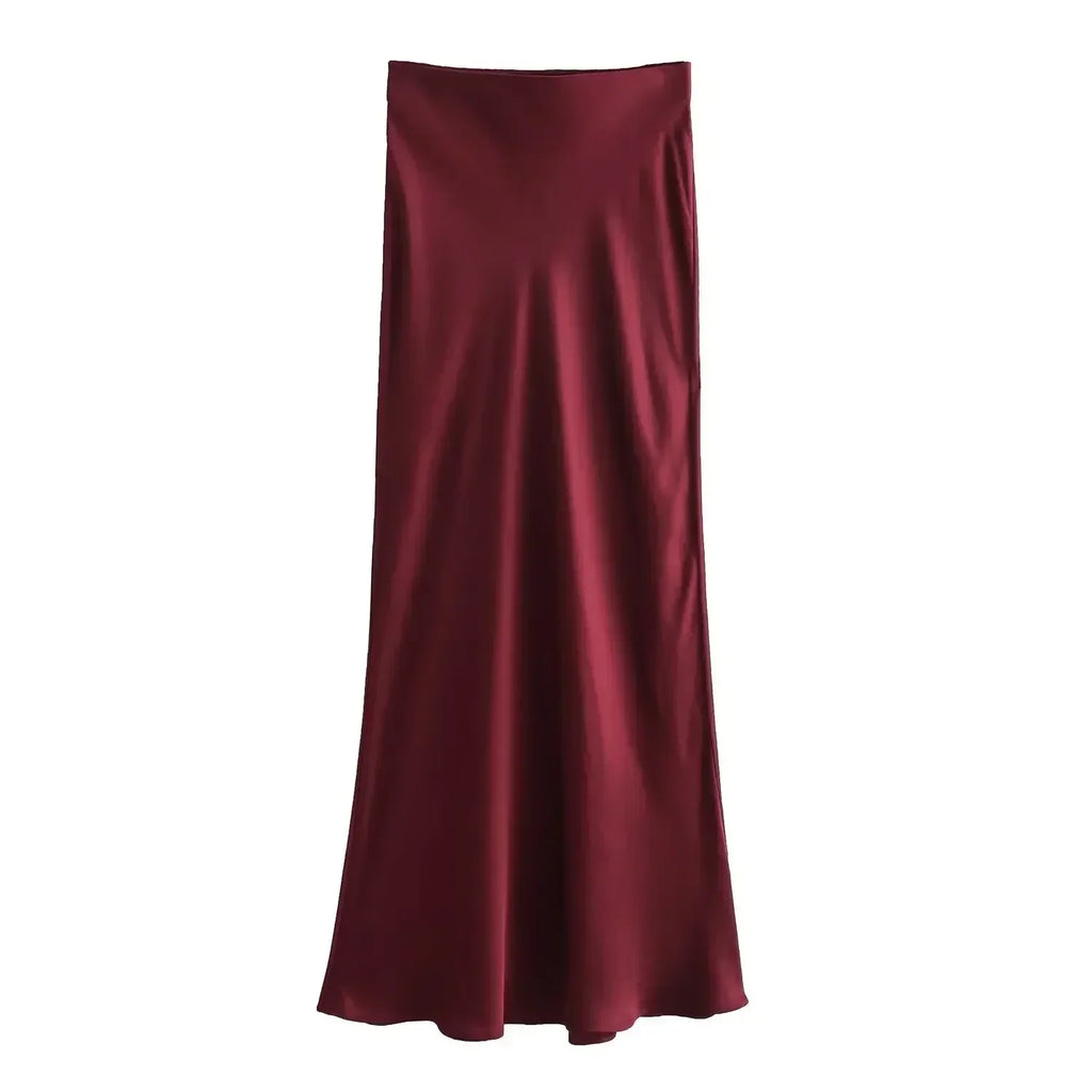 FLORIDA SATIN SKIRT