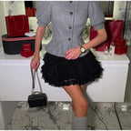 Half Sleeve Button O - neck Patchwork Mini Dress