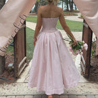 Elegant Multi Color Slim Long Dresses Ladies Sexy V Neck Wrap Chest Waist Party Dress Fashion Hollow Off Shoulder Pleated Dress