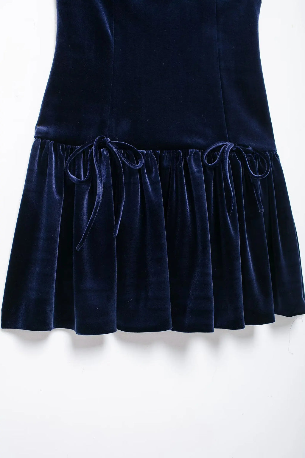 Bow Crew Neck Sleeveless Mini Dress