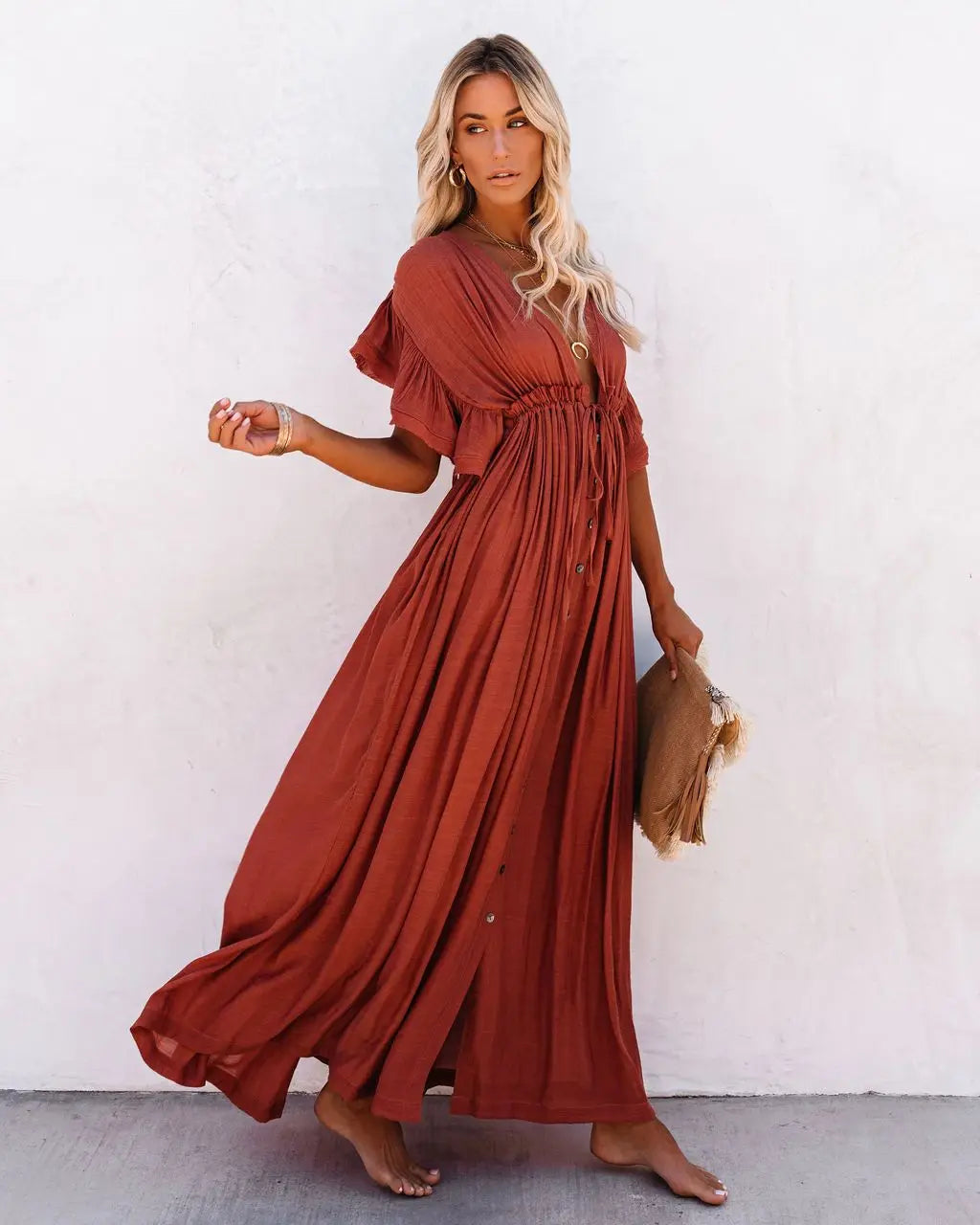 Teresa Minimalist Dress Statement Occasion Edit