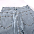 DressBetty - Women Low Waist Vintage Straight Denim Trousers Cyber Y2k Goth Pants Fashion Mom Jeans