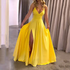 Clarisa Boutique Maxi Dress Summer Fashion Suspenders Slit Capped Waist Collection