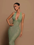 Karen Luxe Women's Maxi Dress Chic Silhouette Collection
