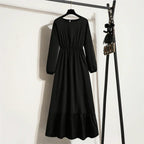 Erin Aesthetic Floral Long Dress for Summer Premium Wardrobe Essential