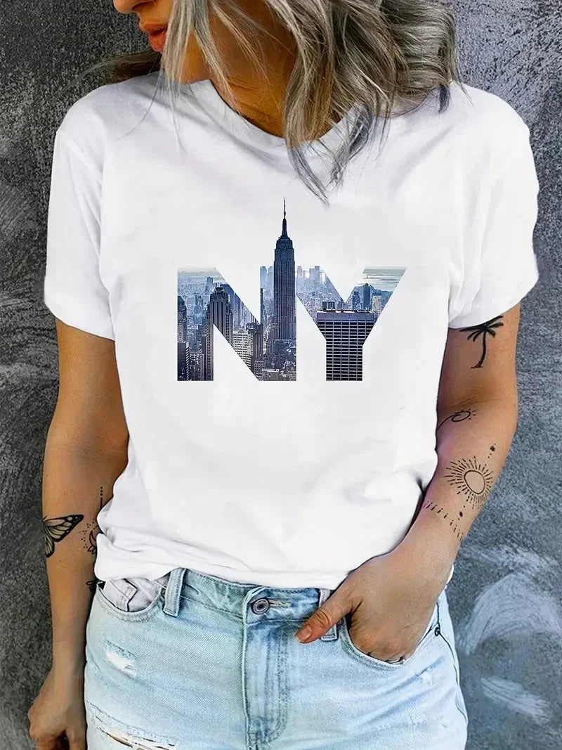 Cartoon Cotton Pattern Tshirt