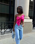 Chic Lady Crop Top Summer High Street Camis Tank Top Female Camisole