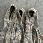 Camo Zip Up Oversized Hoodie