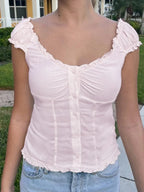 Casual Solid Slim Fit Blouse