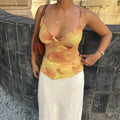 Vintage Y2K Floral Boho Cami Top