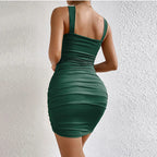 Delfina Chic Bodycon Mini Dress for Women Soft Comfortable Fit