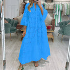 Isabel Elevated Women's Embroidered Dress with Cutouts Evening Wear Edit