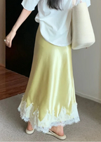 PELINA SATIN SKIRT