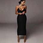 Leopard Bodycon Midi Dress
