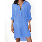 Cecilia Statement Cover Up Beach Dress Designer Edit