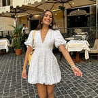 Catalina Chic Beautiful Short Embroidered Dresses Premium Wardrobe Essential