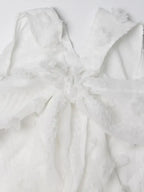 Halter Floral Mesh Patchwork Boho Dress
