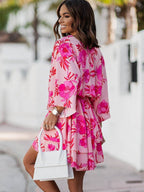 Filomena V-neck Mini Dress for Women Chic Boutique Style