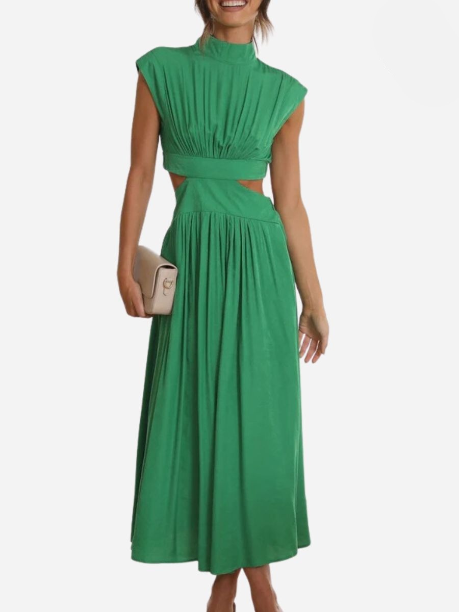 Luján Minimalist Summer Sleeveless Long Maxi Dress Boutique Collection
