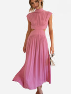 Luján Minimalist Summer Sleeveless Long Maxi Dress Boutique Collection