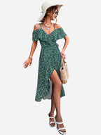 Marina Aesthetic Strappy Floral Dress Premium Wardrobe Essential