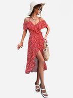 Marina Aesthetic Strappy Floral Dress Premium Wardrobe Essential