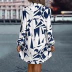 Anita Effortless Abstract Print Shirt Dress Statement Occasion Edit
