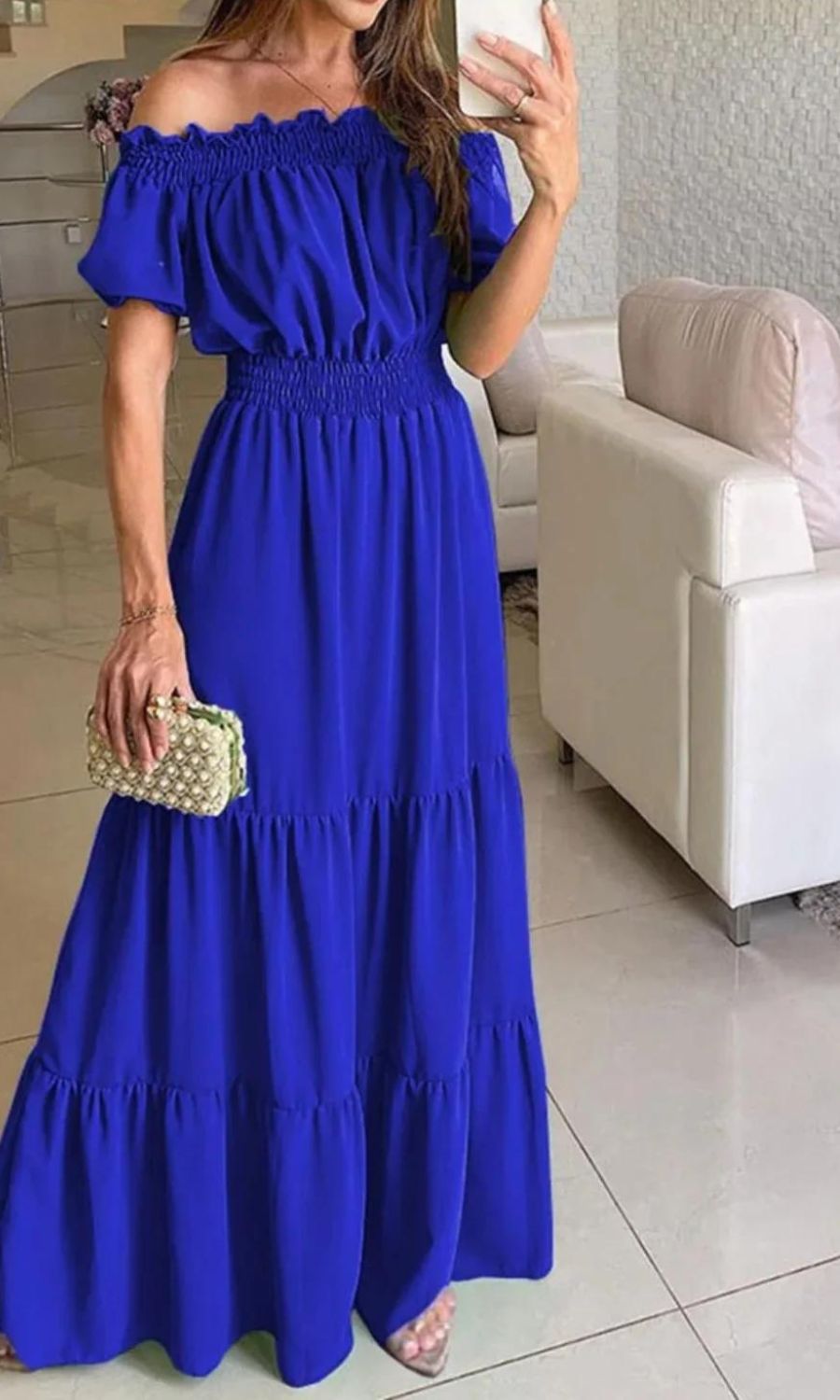 Antonella Timeless Elastic Summer Dress Evening Wear Edit