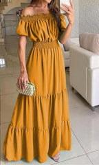 Antonella Timeless Elastic Summer Dress Evening Wear Edit