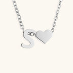 Heartfelt Initial - Gold Letter Necklace