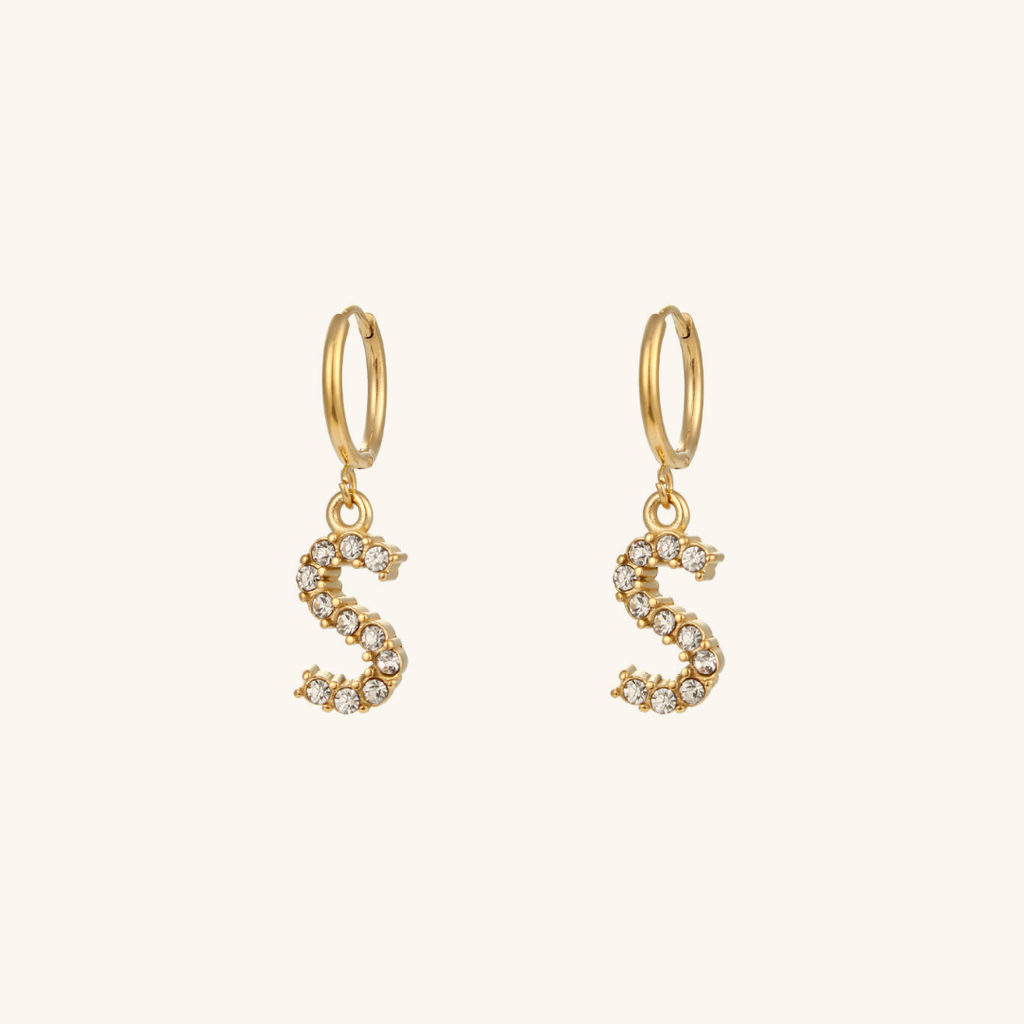 Aimee Initial Earrings