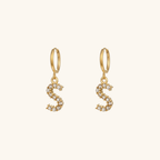 Aimee Initial Earrings